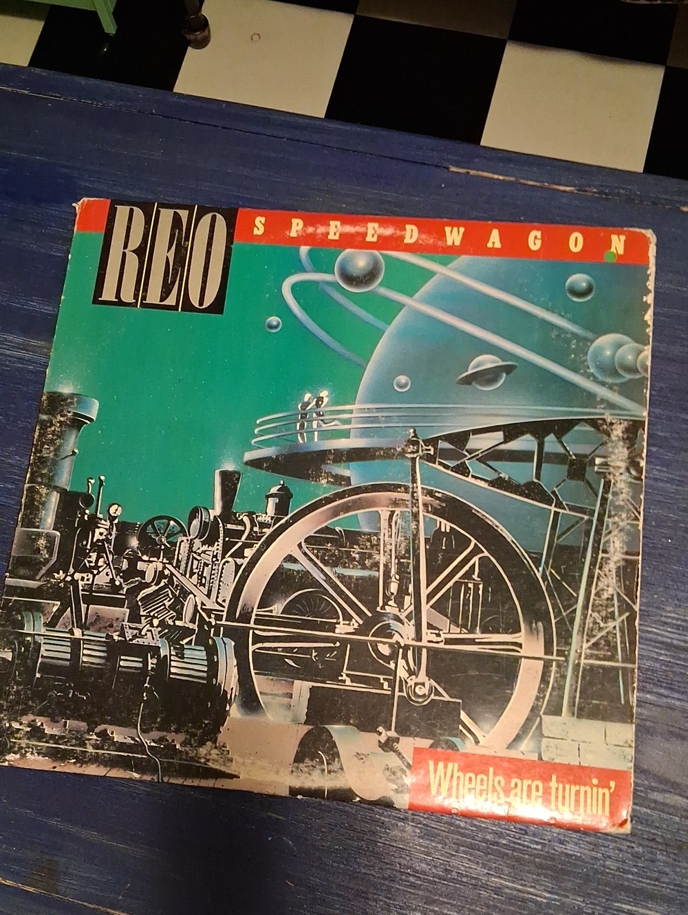 REO Speedwagon Wheels Are Turnin' Vinyl Record